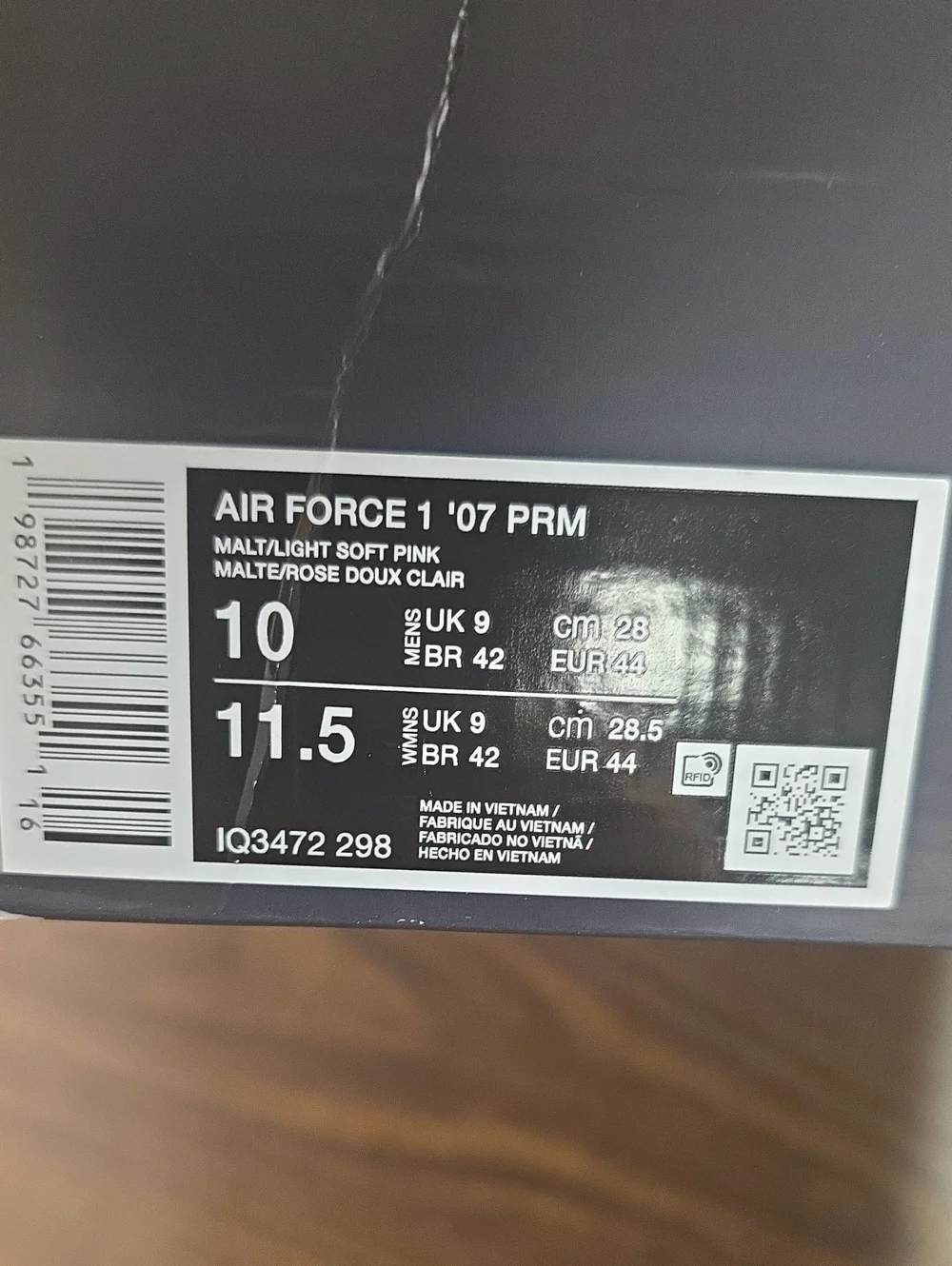 Nike Air Force 1 '07 Premium 'Spring Flowers' Cherry Blossom IQ3472-298 Men's 10
